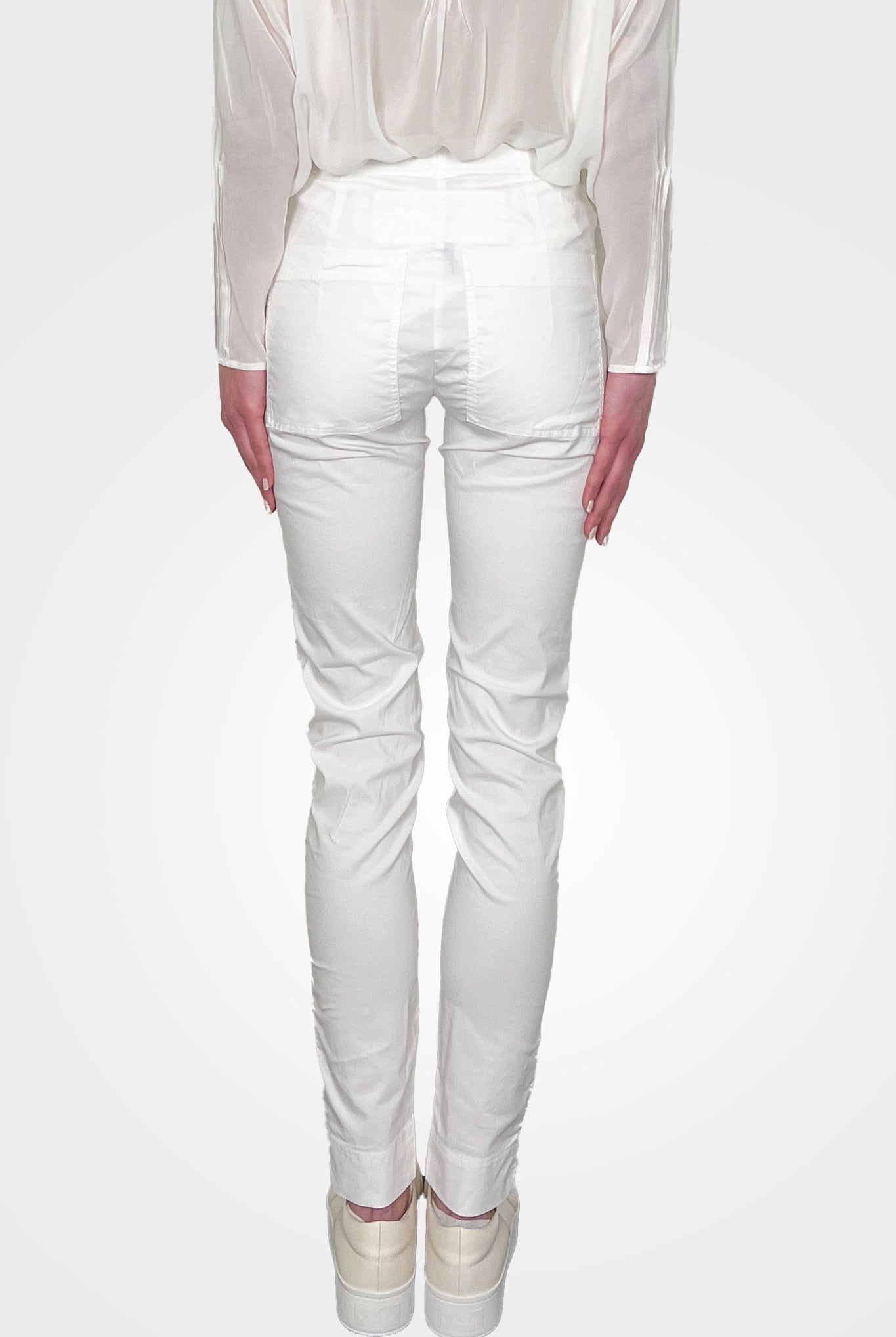 Slim Trousers - Off White by Rundholz — view 3