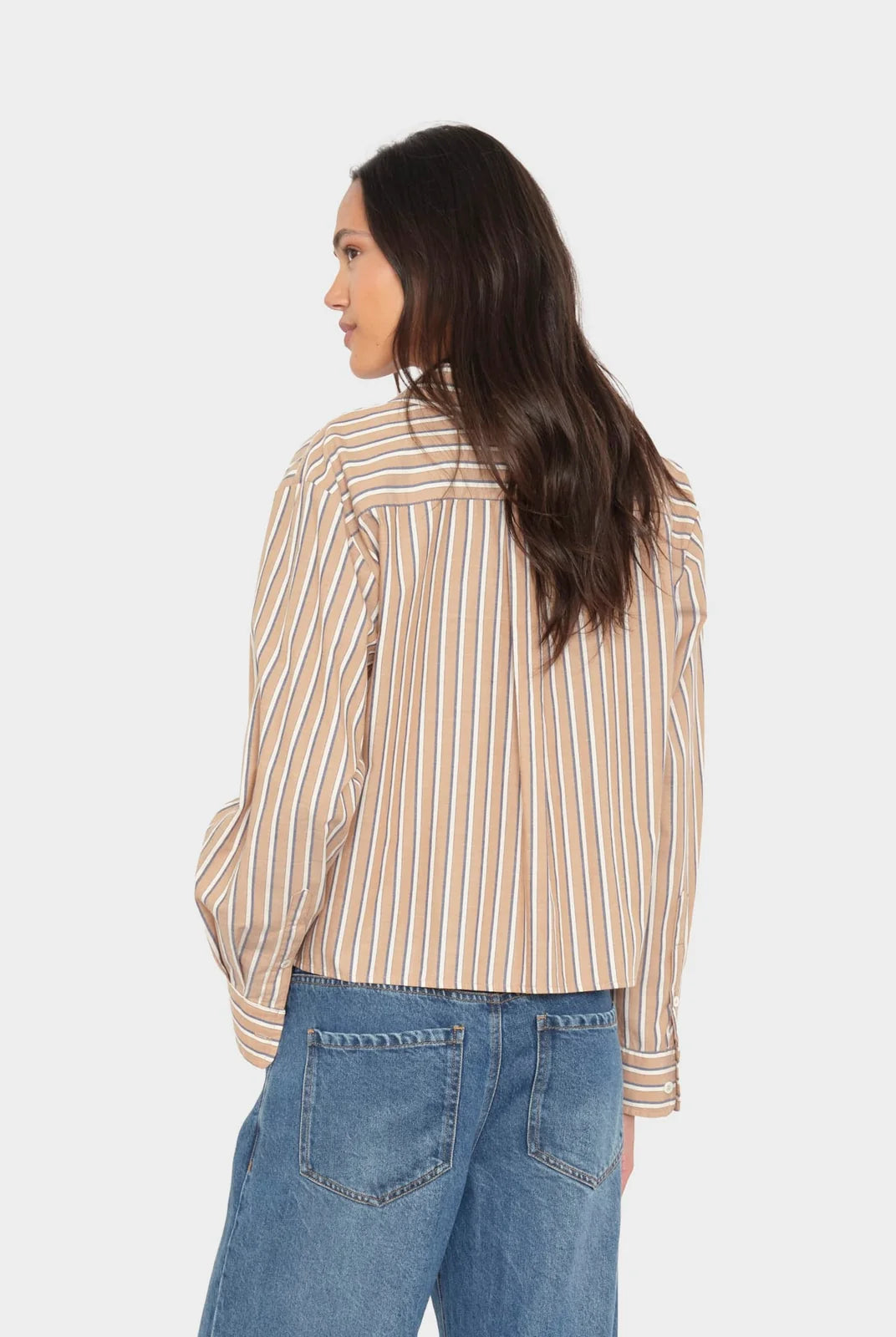 Wyler Shirt - Hickory Navy by Xirena — alternate view