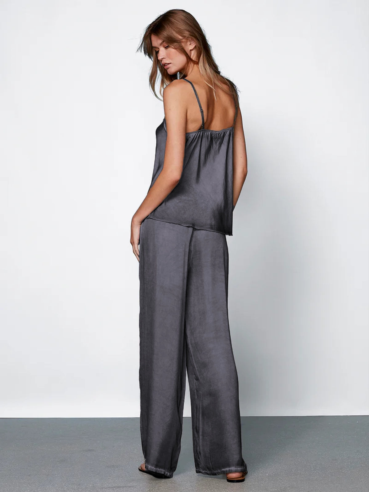 Zally Trousers - Dark Grey by Nu Denmark — alternate view