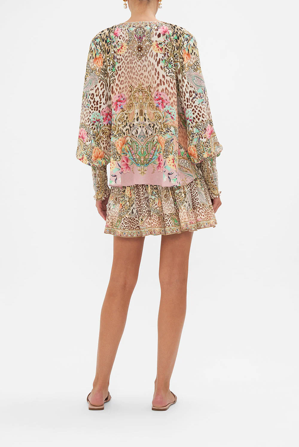 Shirred Cuff Blouse - Queen Atlantis by Camilla — view 4