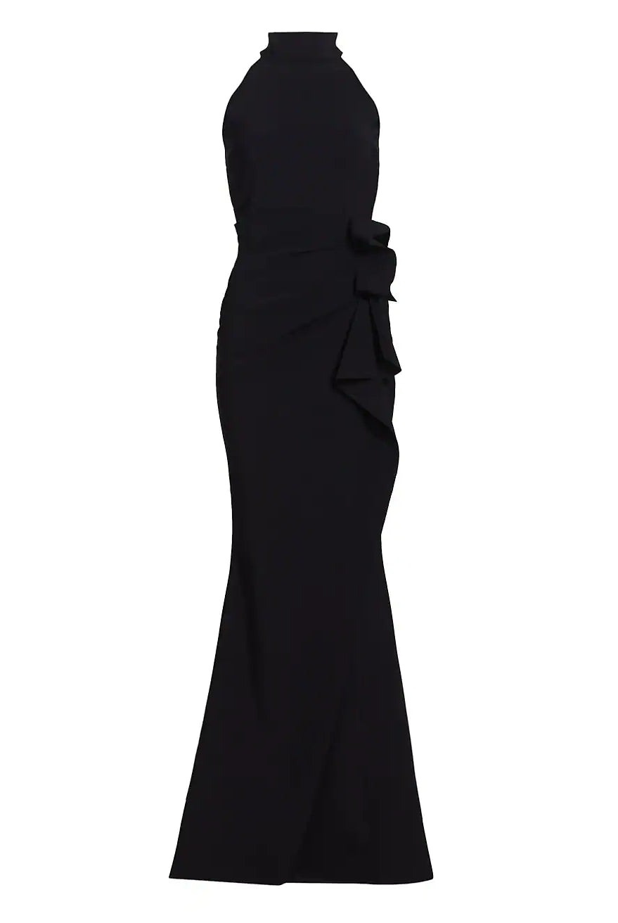 Gudrum Long Dress - Black by Chiara Boni — view 3