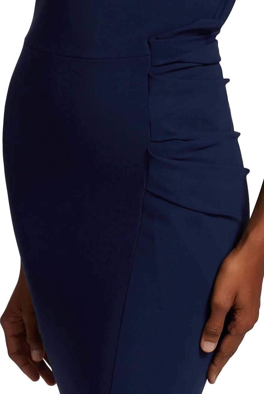 Gudrum Long Dress - Blu Notte by Chiara Boni — view 5