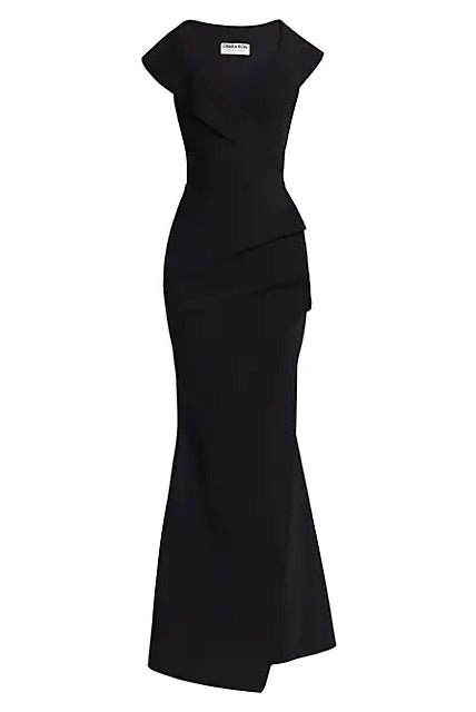 Fiy Norc Long Dress - Black by Chiara Boni — view 3