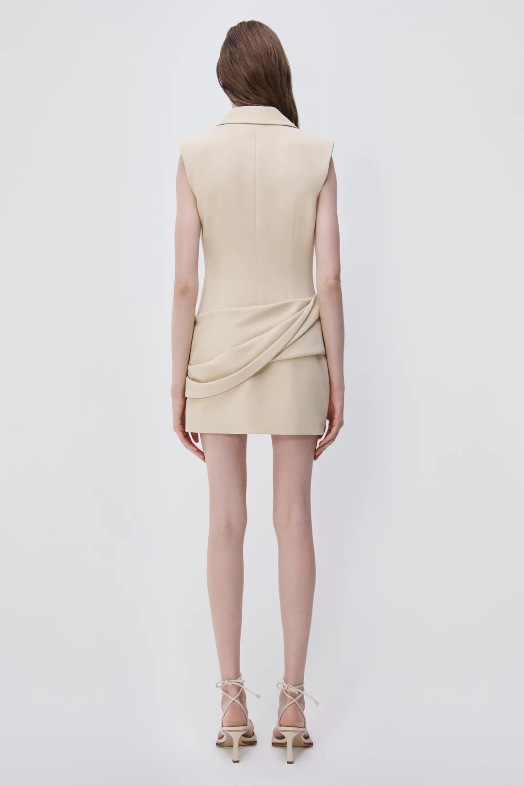 Messina Blazer Mini Dress - Dried Pineapple by Jonathan Simkhai — view 5