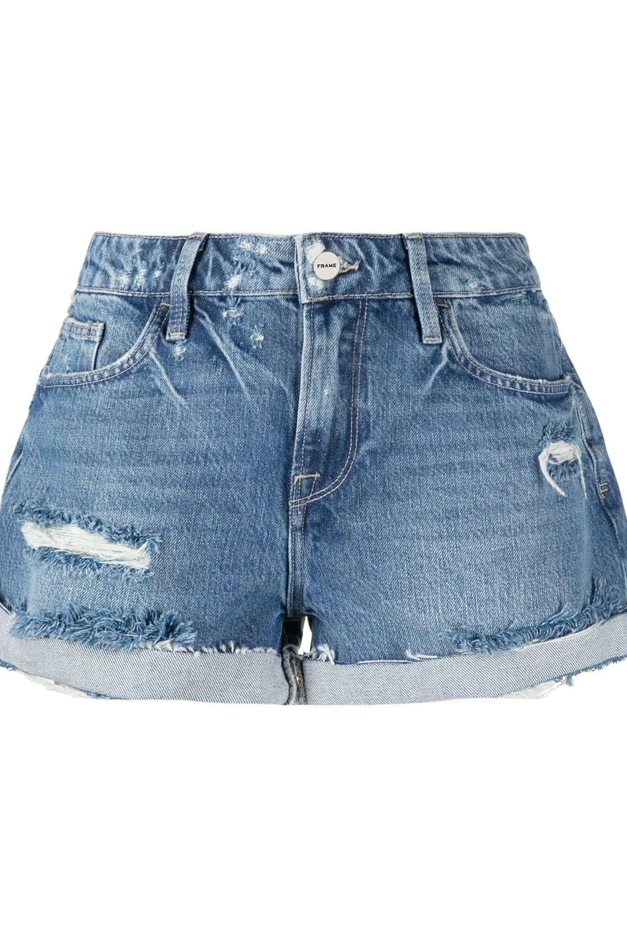 Le Grand Garcon Rip Shorts - Mori by Frame — alternate view