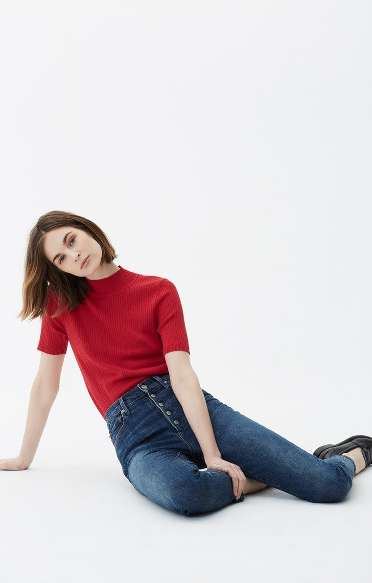 Olivia Exposed Fly High Rise Slim Ankle - Circa by Citizens of Humanity — view 4