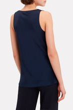 Rachel Satin Tank - Royal by Elizabeth & James — alternate view