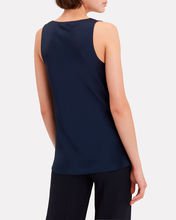 Rachel Satin Tank - Royal by Elizabeth & James — alternate view