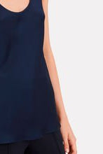 Rachel Satin Tank - Royal by Elizabeth & James — view 4