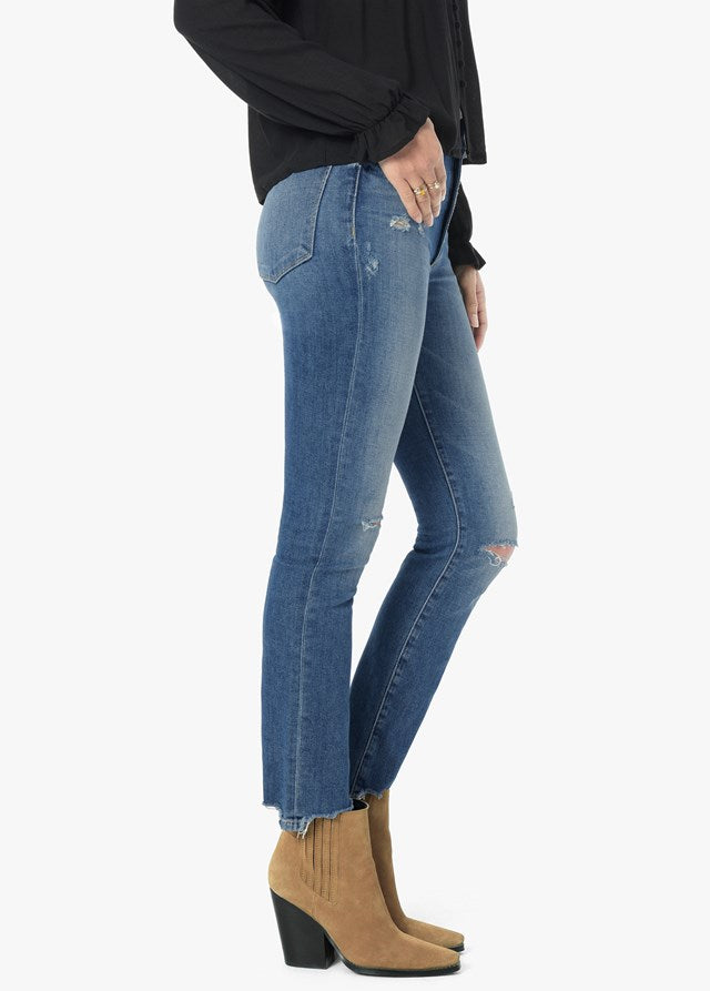 The Milla Chewed Hem High Rise Straight Leg - Yara by Joe's Jeans — view 3