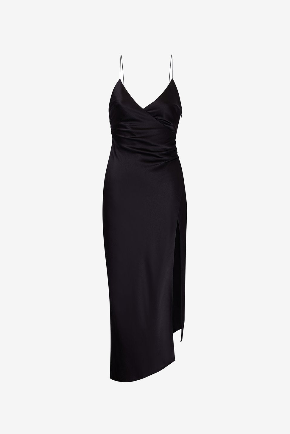 Emma Silk Dress - Black by SER.O.YA — view 6