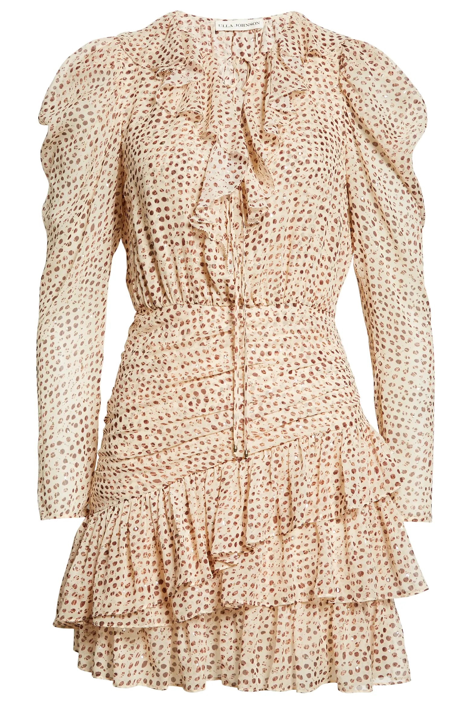 Cecily Dress - Leopard Dot by Ulla Johnson — view 3