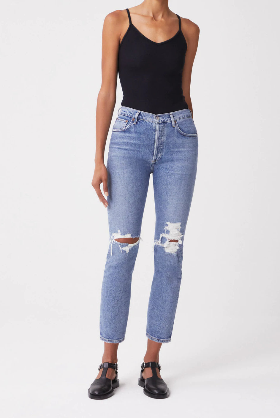Riley High Rise Straight Crop - Whiplash by AGOLDE | 25 South Boutiques