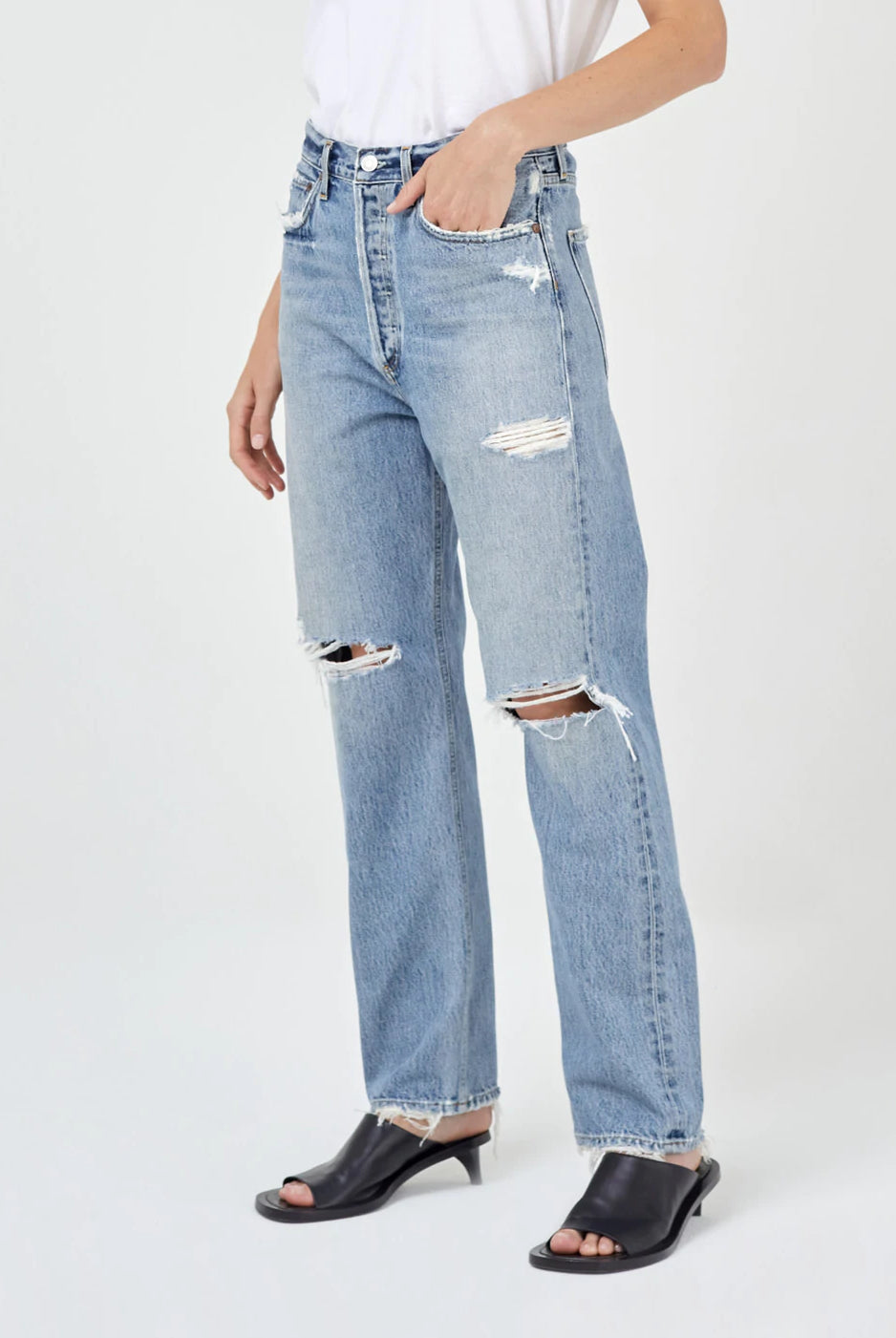 90s Mid Rise Loose Fit - Fall Out — view 4