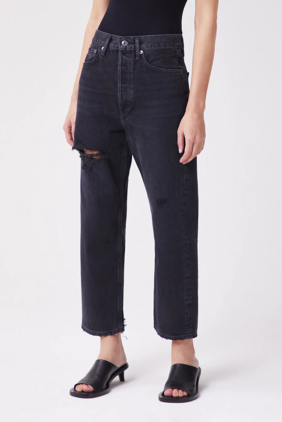 90s Crop Mid Rise Loose Fit - Shutter by AGOLDE — alternate view