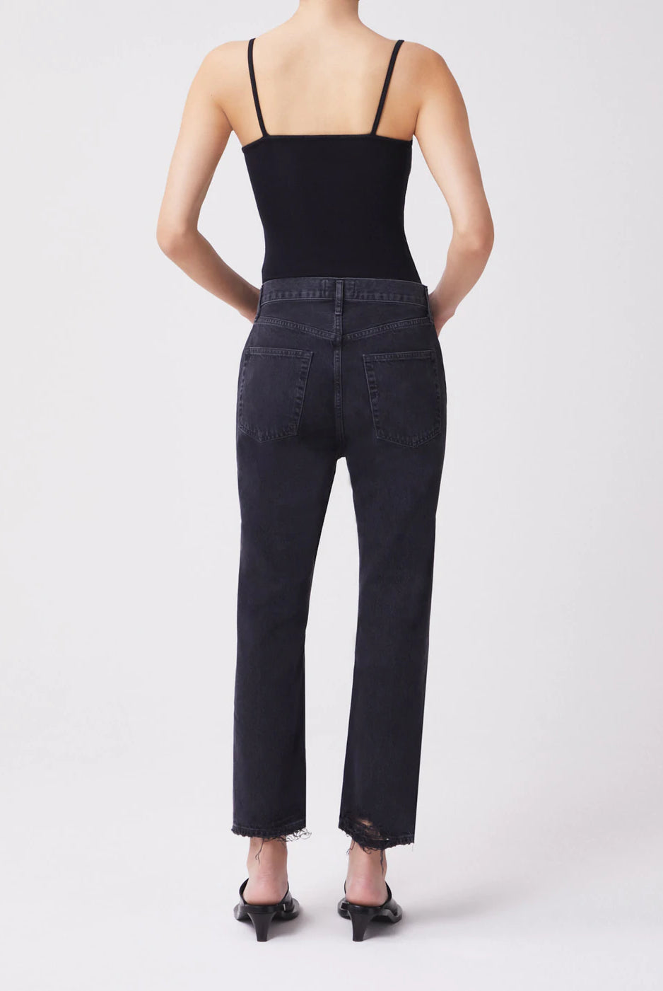 90s Crop Mid Rise Loose Fit - Shutter by AGOLDE — view 4