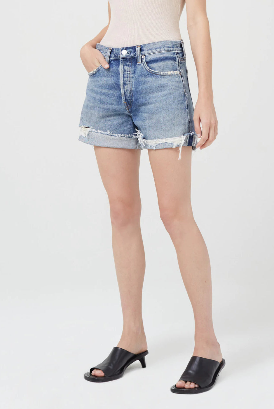 Parker Long Vintage Short - Heat Wave by AGOLDE — view 4