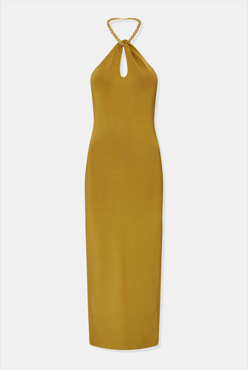 Cleopatra Dress - Olive by Galvan London — view 5