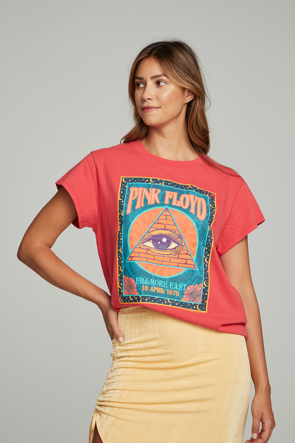 Pink Floyd Filmore East Tee - Hibiscus by Chaser | 25 South Boutiques