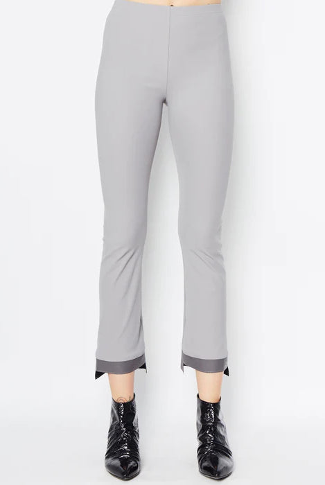 Olga Cropped Flare Pant - Iron by Elaine Kim | 25 South Boutiques
