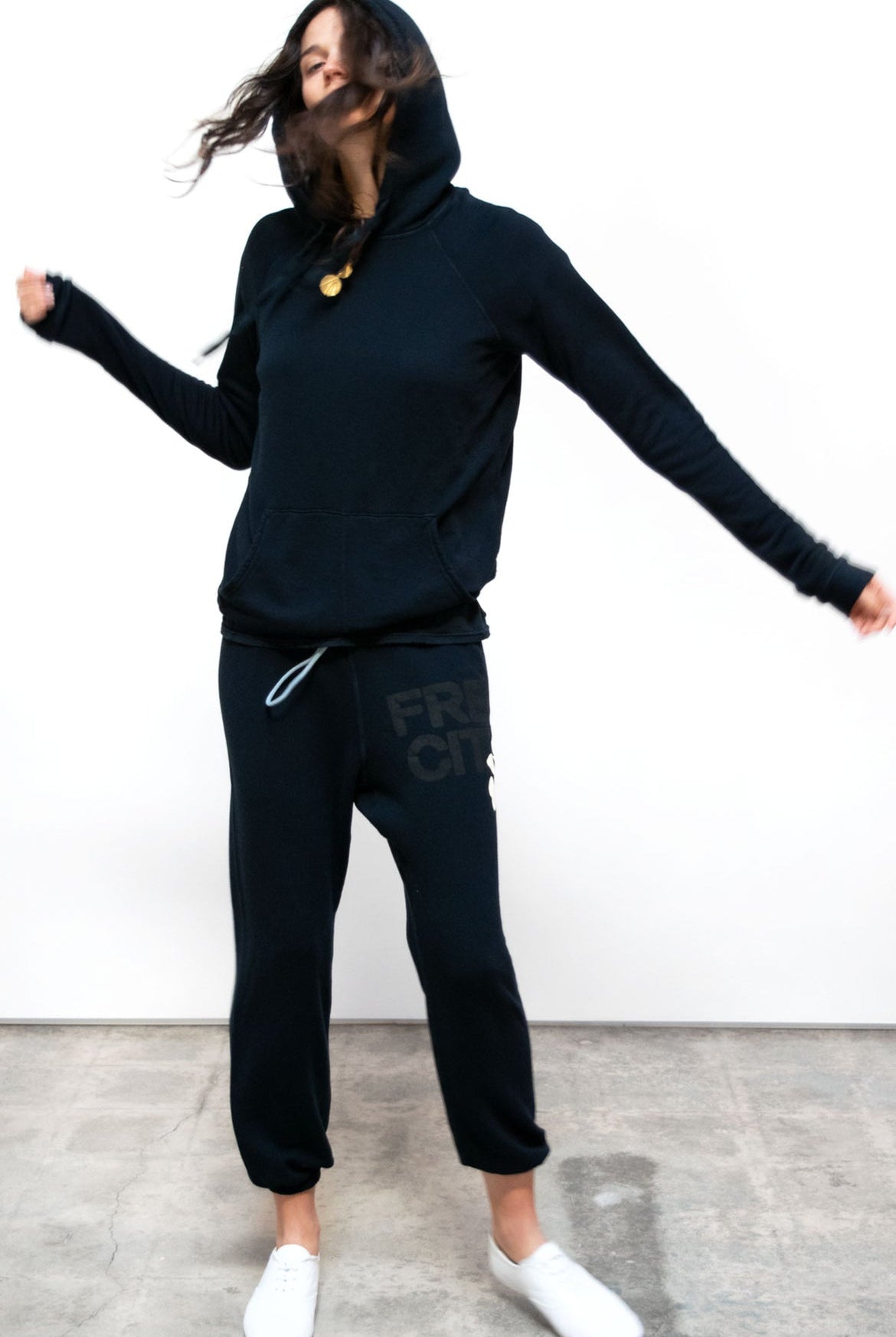 Superfluff Lux Pullover Hoodie - Deep Space by FreeCity — view 3