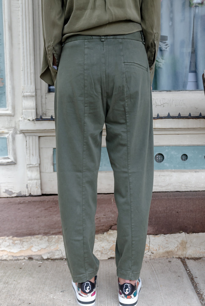 Comfort Fit Trousers - Green by Transit Par-Such — view 4