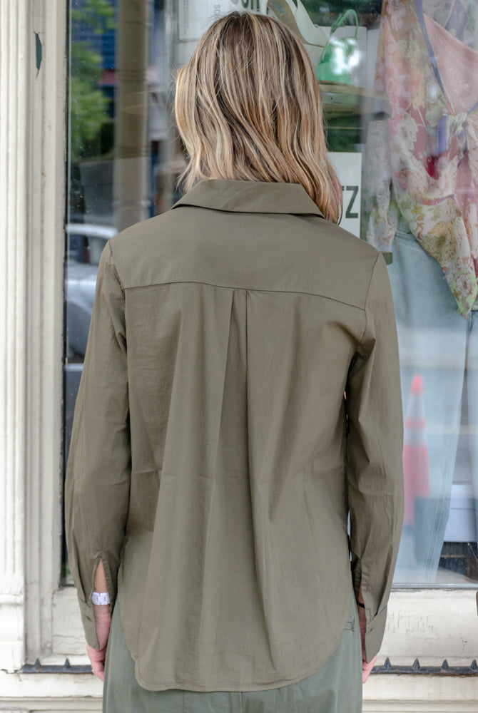 Button-Up Shirt - Khaki by Tandem — view 6