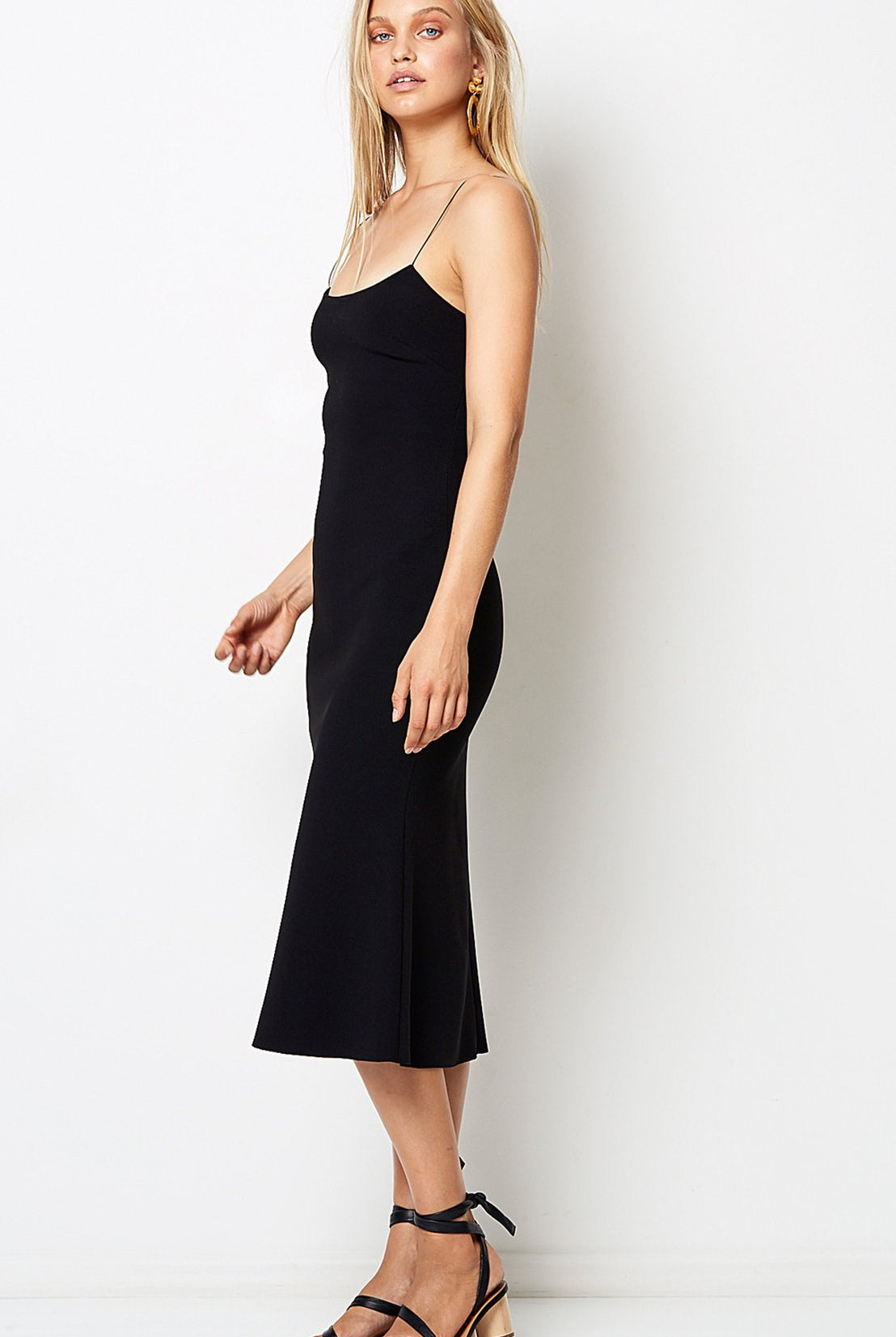 Te Amo Scoop Midi Dress - Black by Bec & Bridge — alternate view
