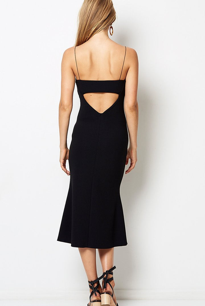 Te Amo Scoop Midi Dress - Black by Bec & Bridge — view 3