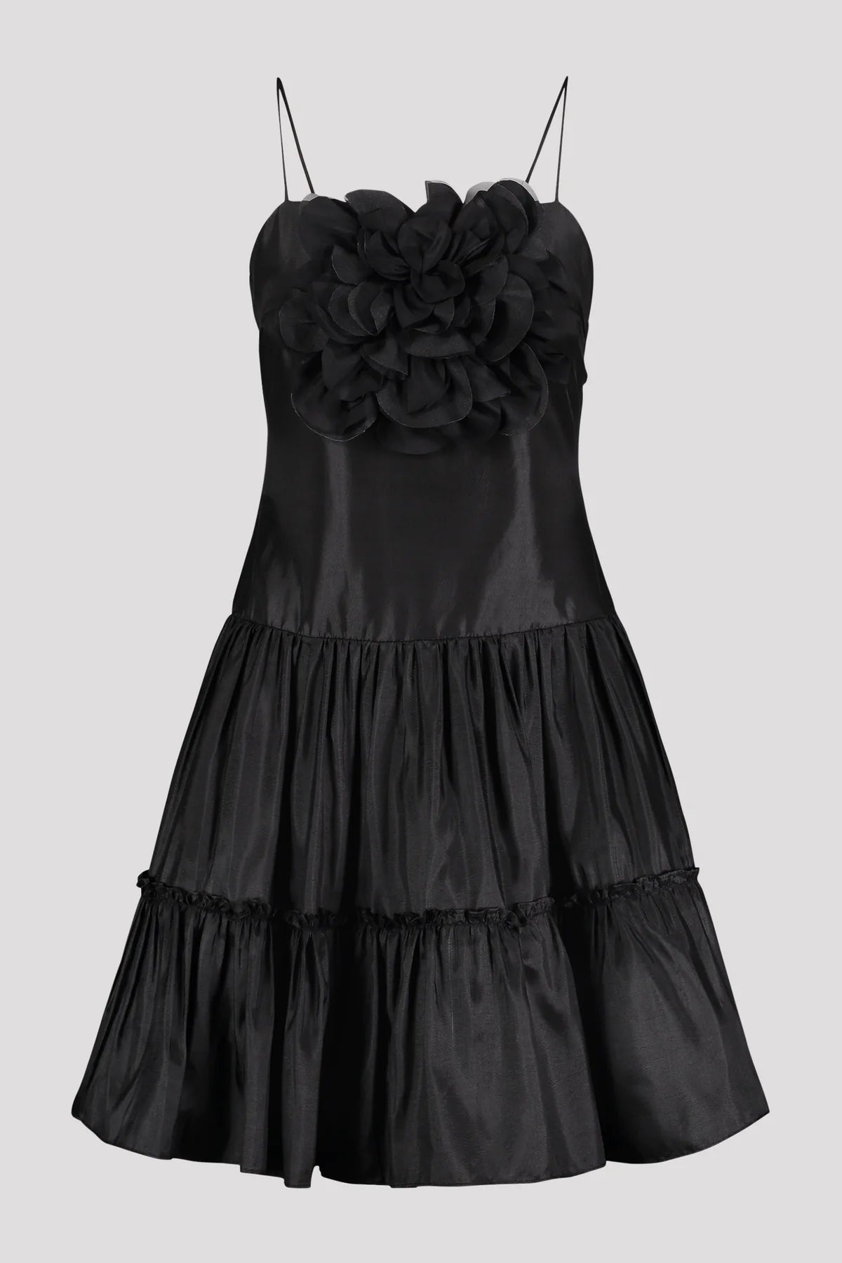 Floral Applique Dress - Black by Zac Posen — view 4