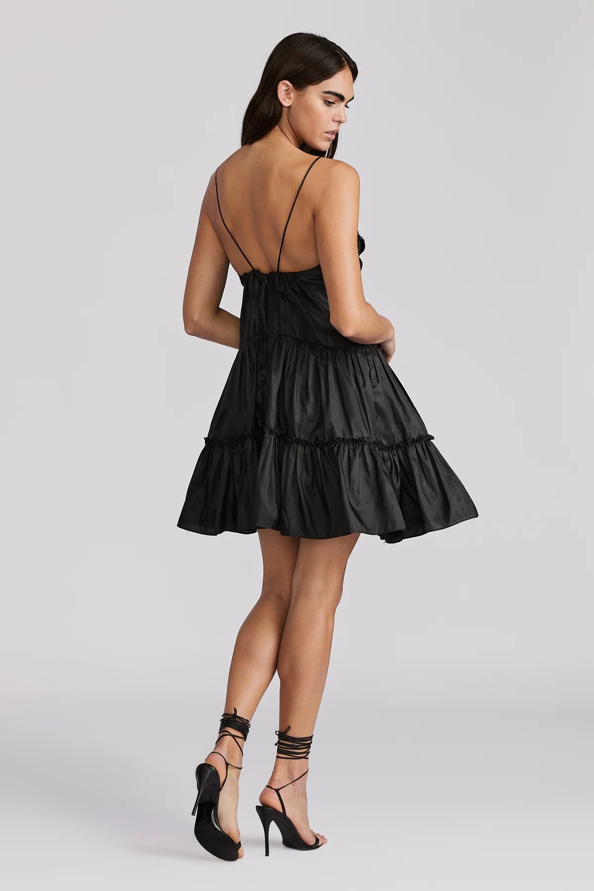 Floral Applique Dress - Black by Zac Posen — alternate view