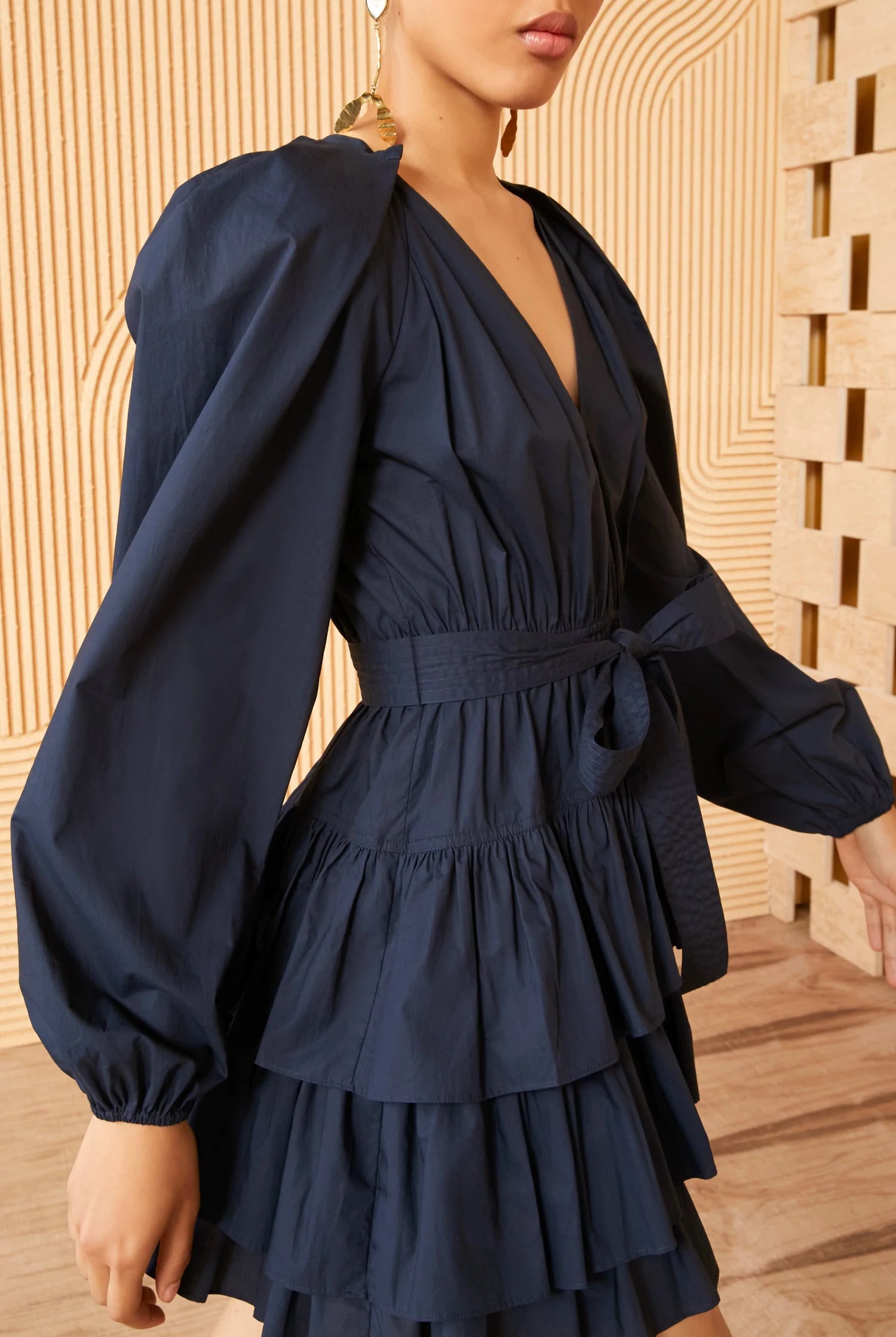 Miranda Dress - Midnight by Ulla Johnson — view 3