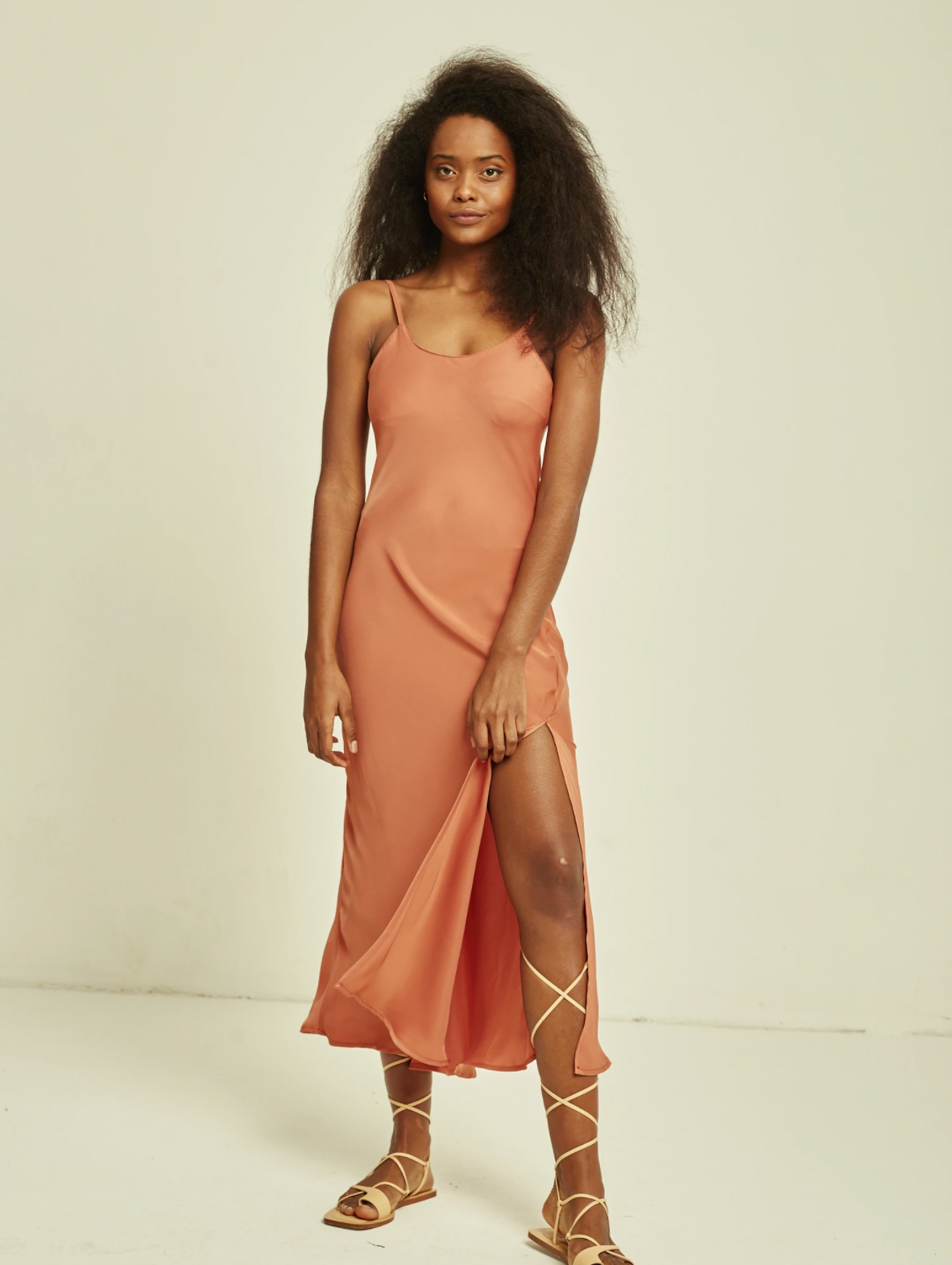 Lennon Midi Dress - Copper Clay by Deluc | 25 South Boutiques