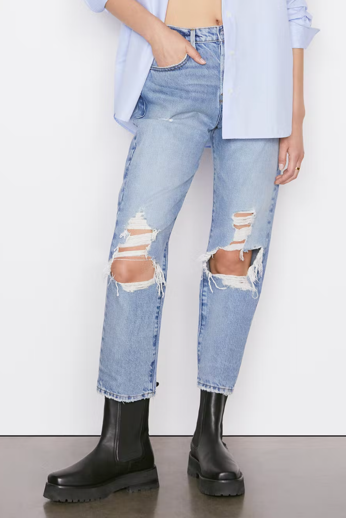 Le Original Slim Straight - Sunkissed by Frame — alternate view