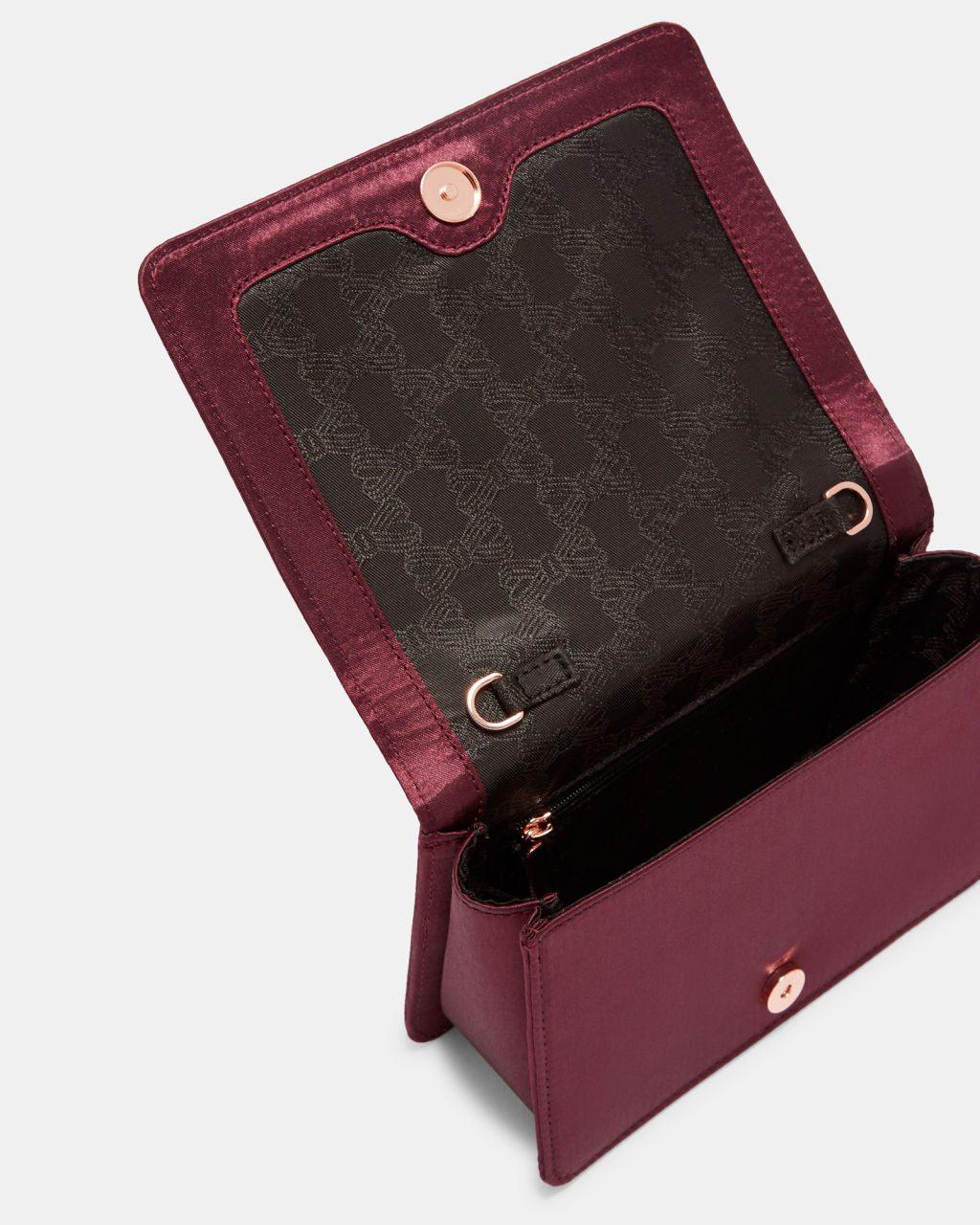 Eveelyn Looped Bow Evening Bag - Deep Purple by Ted Baker — view 5