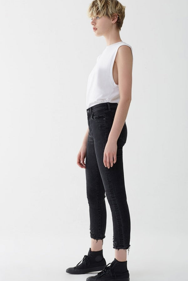 Sophie Mid Rise Skinny Crop - Temple by AGOLDE — alternate view