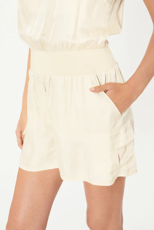 Twill Amia Romper - Alabaster by Cinq A Sept — view 3