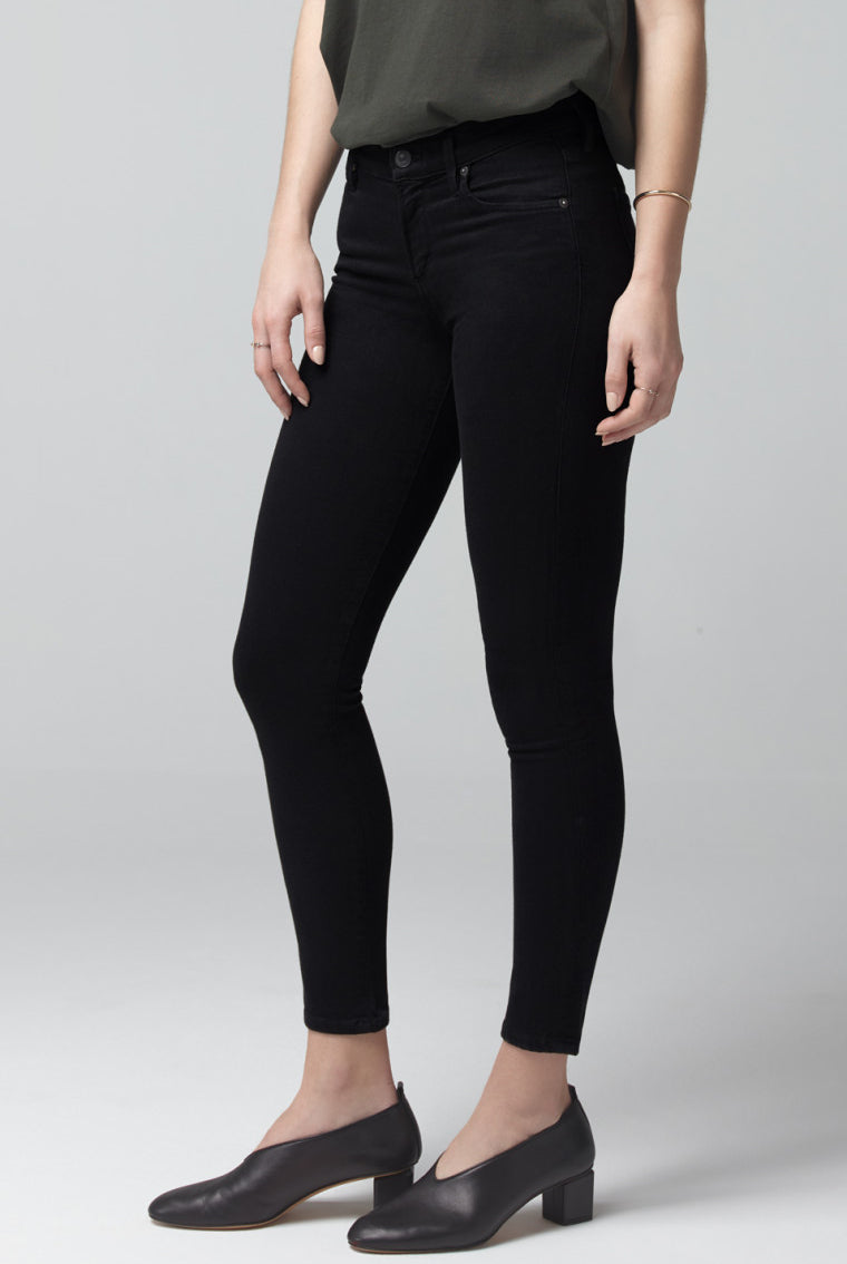 Avedon Ankle Ultra Skinny - All Black by Citizens of Humanity — alternate view