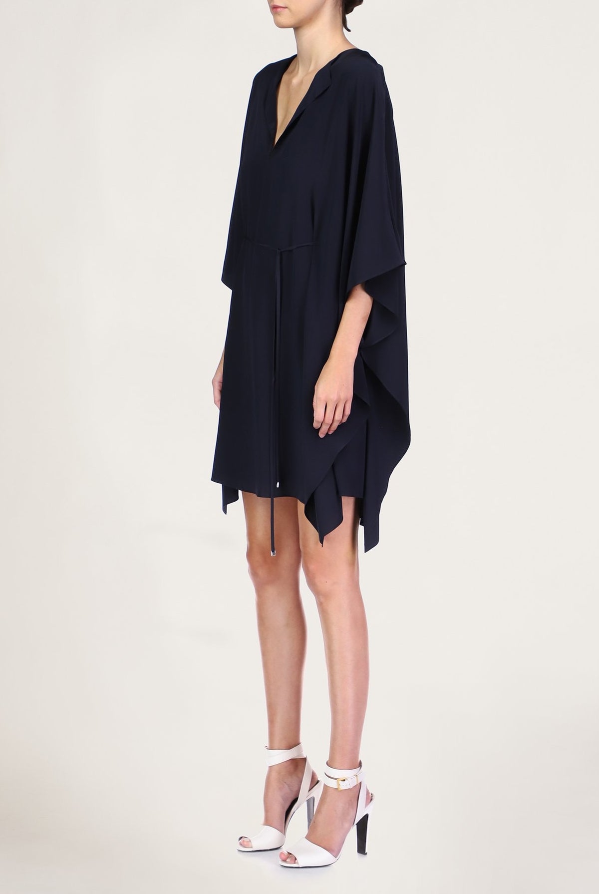 Allison Silk Blend Dress - Ink by Halston — alternate view