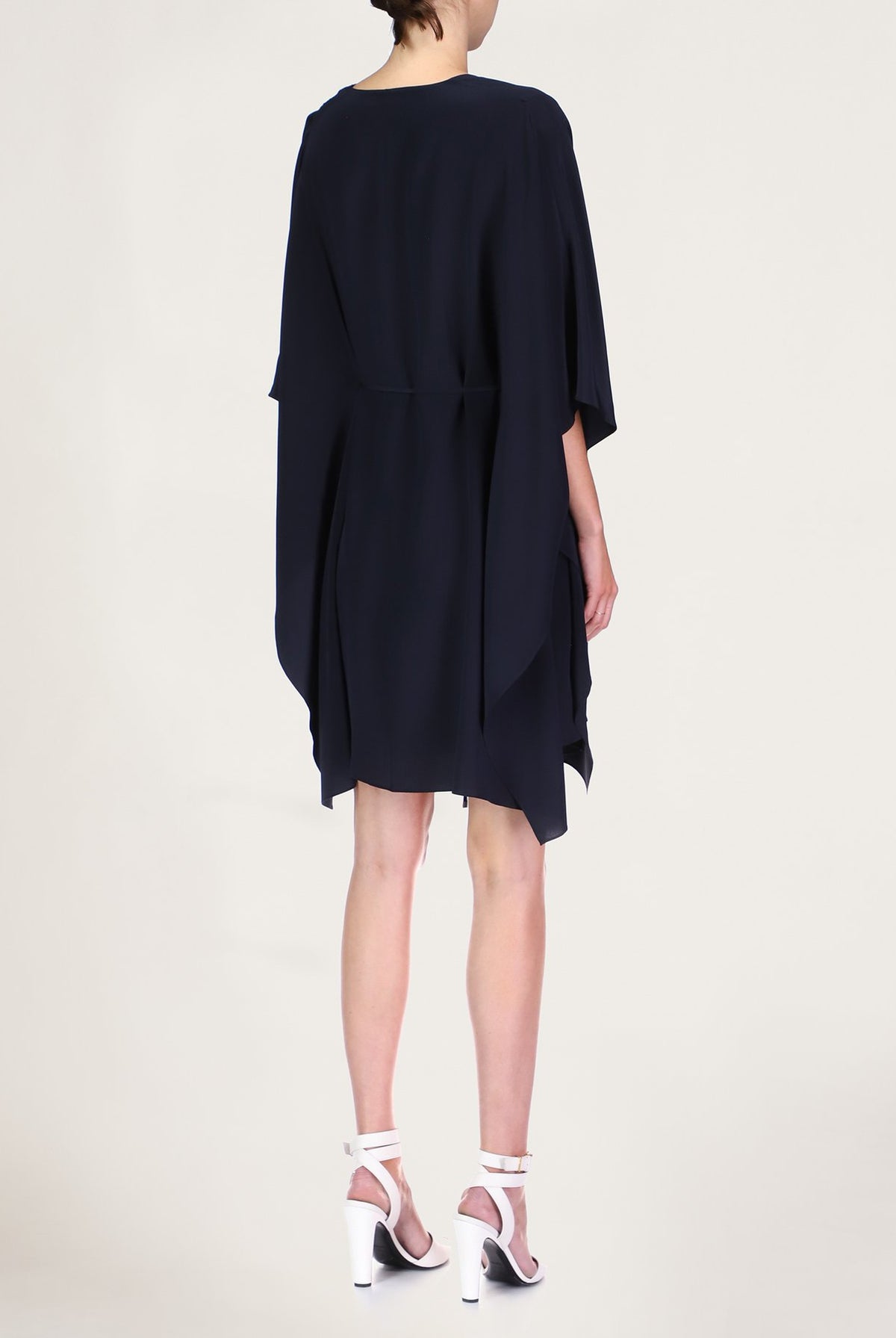 Allison Silk Blend Dress - Ink by Halston — view 3