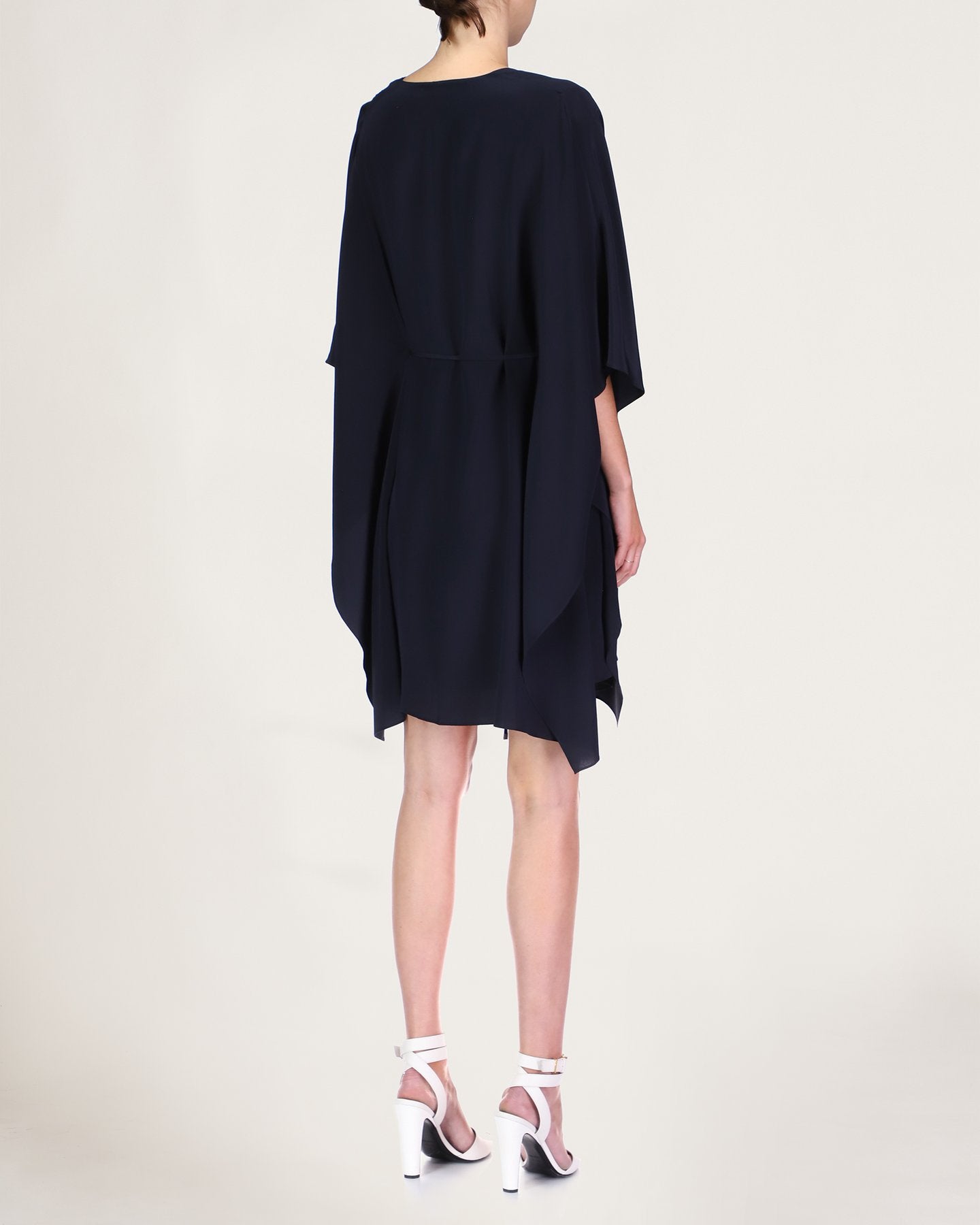 Allison Silk Blend Dress - Ink by Halston — view 3