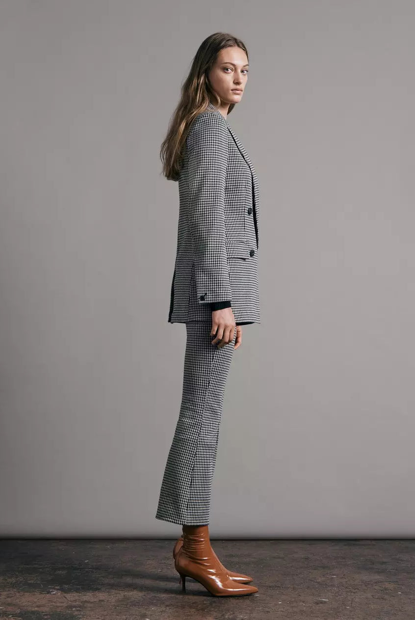 Andie Printed Geo Blazer - Black Geo by Rag & Bone — view 4