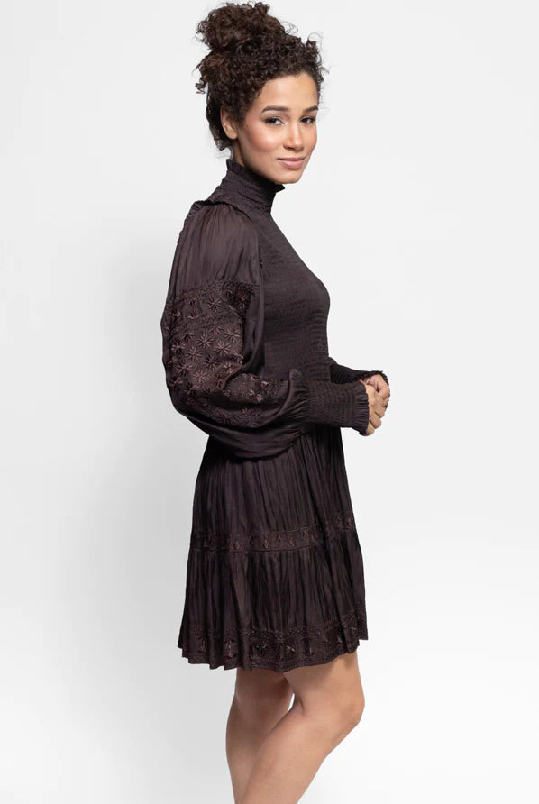 Angelica Dress - Noir by Ulla Johnson — alternate view