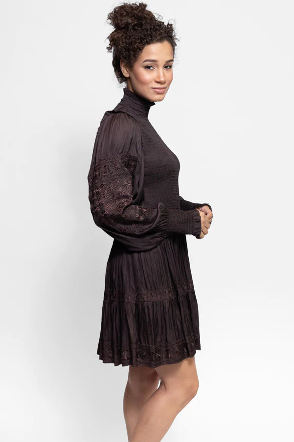 Angelica Dress - Noir by Ulla Johnson — alternate view
