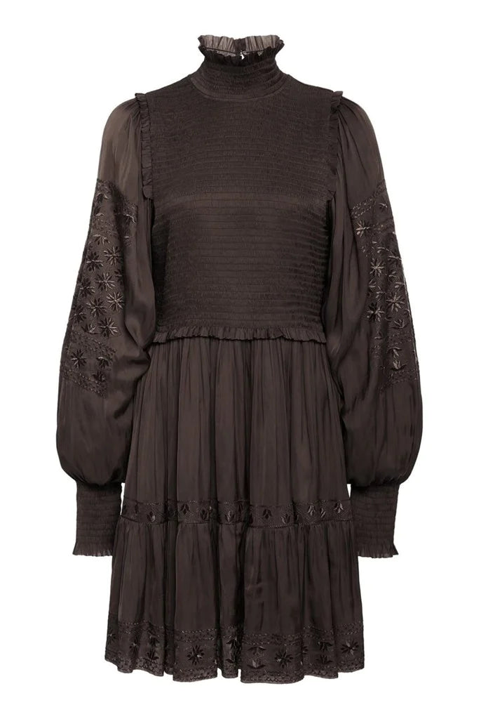 Angelica Dress - Noir by Ulla Johnson — view 4