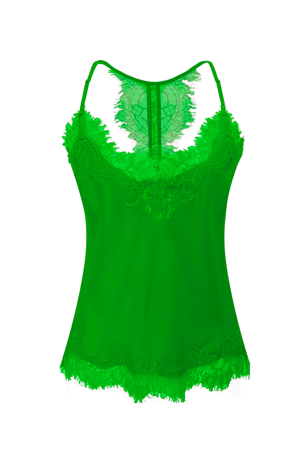 Lucy Crop Cami - Apple Green by Gold Hawk | 25 South Boutiques