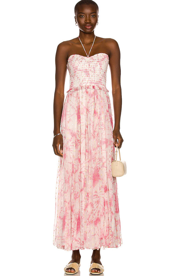 Ava Long Dress - Rosewood by Rococo Sand — view 3