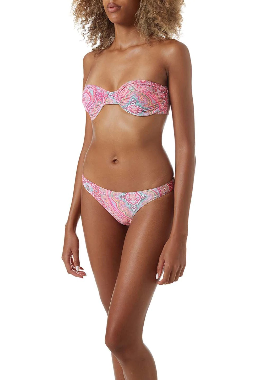 Barbados Bikini Bottoms - Paisley Blush by Melissa Odabash | 25 South Boutiques