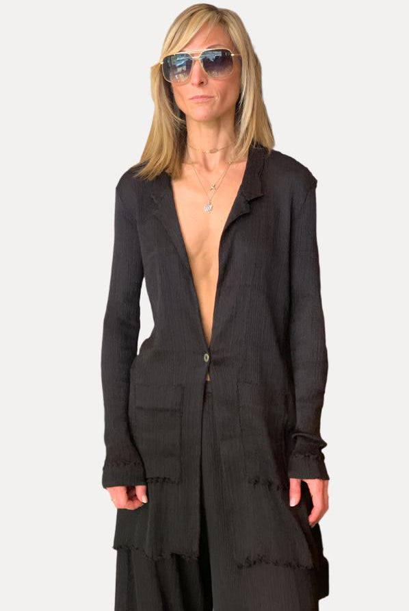 Long Blazer - Black by Transit Par-Such | 25 South Boutiques