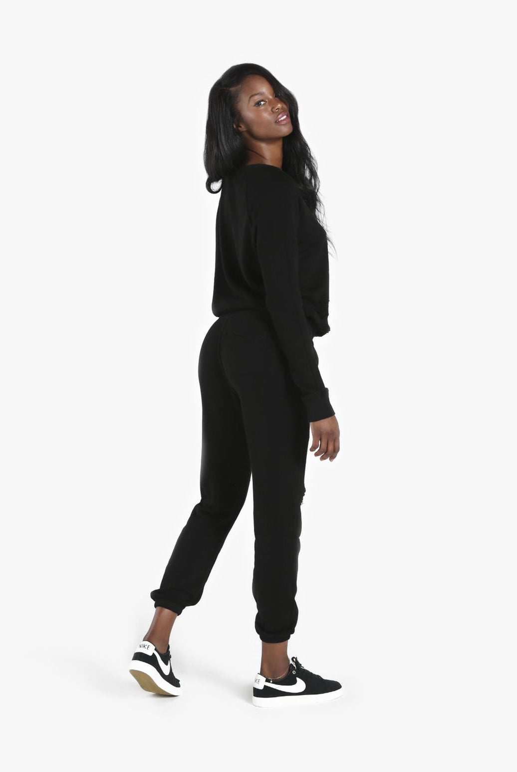 Blackbird Sweatshirt - Black Cat by N: Philanthropy — view 3